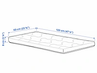 Krummelur foam matras babybed - afbeelding 5 van  6