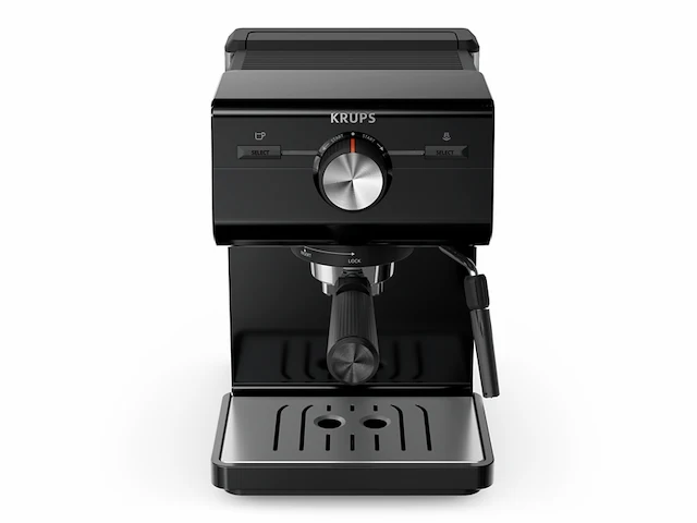 Krups authentic xp381810 compacte semi-automatische espressomachinezwart - afbeelding 2 van  5