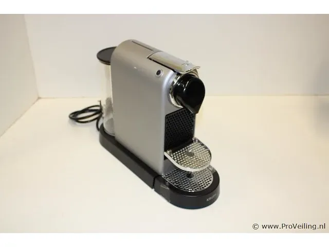 Krups citiz xn741b10 silver nespressomachine - afbeelding 1 van  3