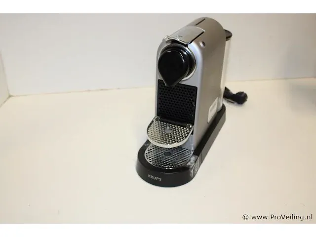 Krups citiz xn741b10 silver nespressomachine - afbeelding 2 van  3