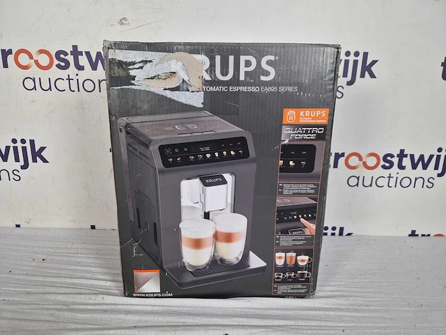 Krups evidence one ea895e - volautomatische espressomachine - grijs - afbeelding 2 van  2