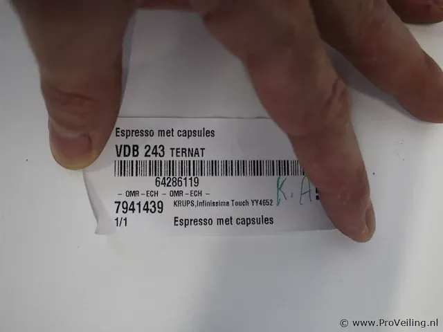 Krups infinissima touch yy4652 dolce gusto koffiemachine - afbeelding 4 van  4