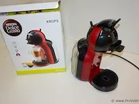 Krups mini me kp120h10 red/bk dolce gusto koffiemachine - afbeelding 3 van  4