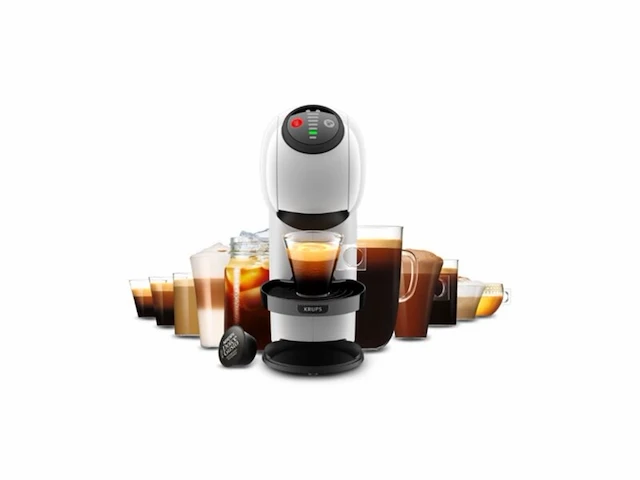 Krups nescafe dolce gusto genio s kp2431 koffiecupmachine wit - afbeelding 4 van  6
