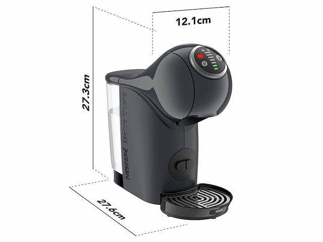 Krups nescafe dolce gusto genio s plus kp340b koffiecupmachine grijs - afbeelding 3 van  6