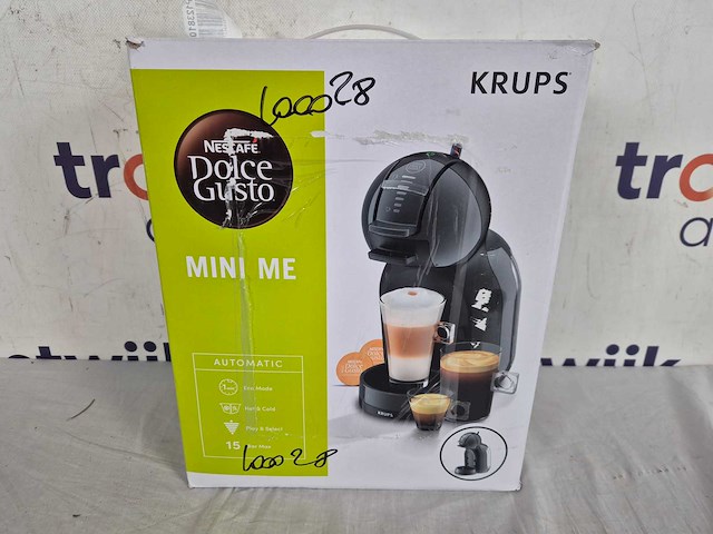 Krups nescafé dolce gusto mini me kp1238 - koffiecupmachine - antraciet - automatische stop - compact - voor dolce gusto cups - afbeelding 2 van  2