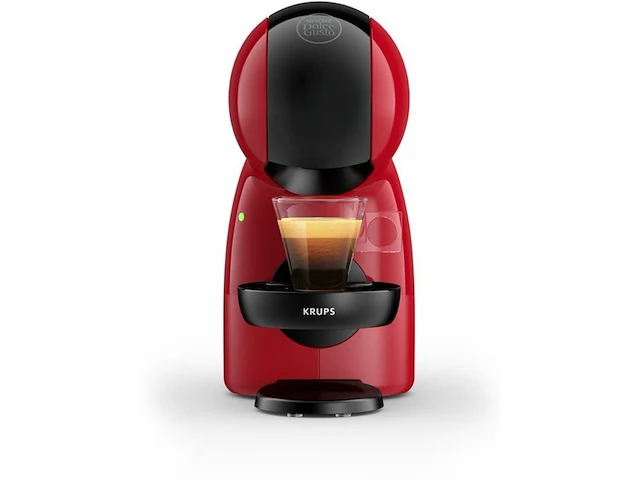 Krups nescafe dolce gusto piccolo xs koffiezetapparaat kp1a35 rood zwart - afbeelding 1 van  3
