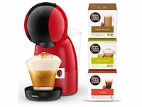 Krups nescafe dolce gusto piccolo xs koffiezetapparaat kp1a35 rood zwart - afbeelding 2 van  3