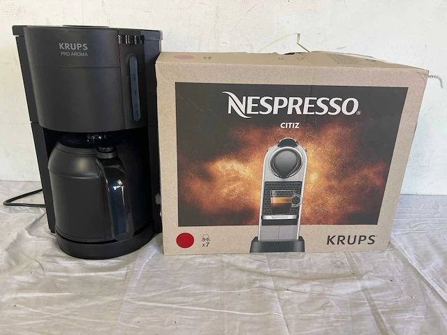 Krups nespresso citiz xn7415 | krups pro aroma km3038 - koffiezetapparaat - afbeelding 2 van  2