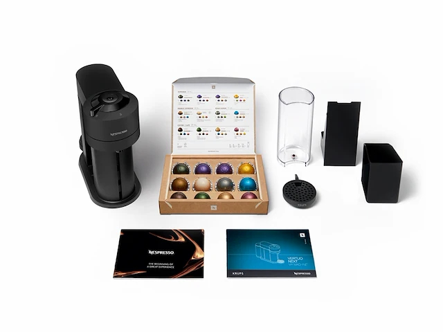 Krups nespresso vertuo next xn910n koffiecupmachine mat zwart - afbeelding 3 van  3