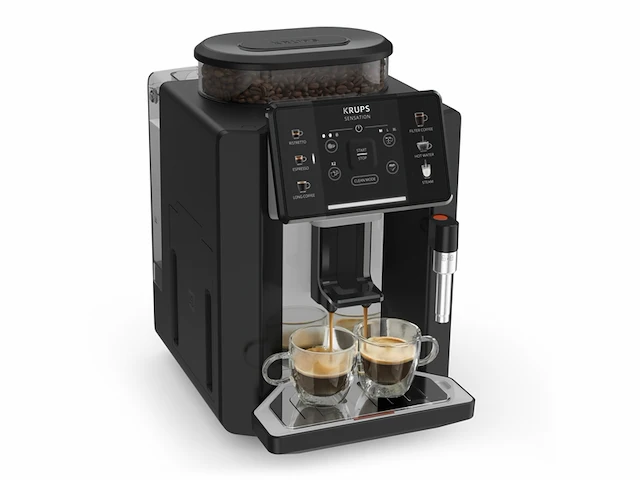 Krups sensation ea910a ea910a volautomatische espressomachine zwart - afbeelding 2 van  4