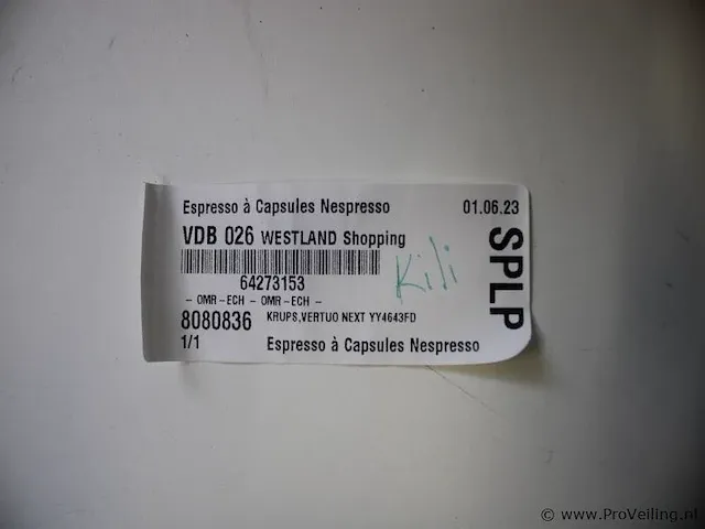 Krups vertuo next yy4643fd nespressomachine - afbeelding 4 van  4
