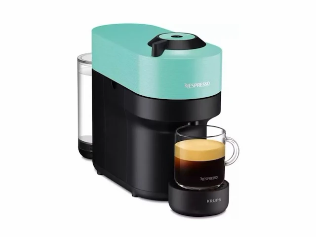 Krups vertuo pop xn9204 koffiecupmachine aqua mint - afbeelding 1 van  1