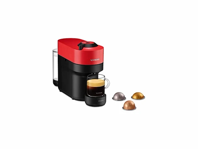 Krups xn9205 vertuo pop spicy red capsule koffiezetapparaat - afbeelding 2 van  4