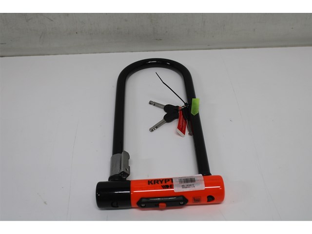 Kryptonite beugelslot evolution high 29,2 cm staal zwart/oranje - afbeelding 3 van  4