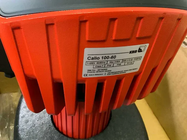 Ksb calio 100-60 pn6 circulatiepomp “ongebruikt” - afbeelding 9 van  9