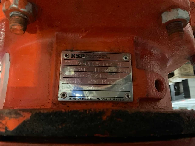 Ksb etaline-gn 125-160/304 pompunit - afbeelding 3 van  3