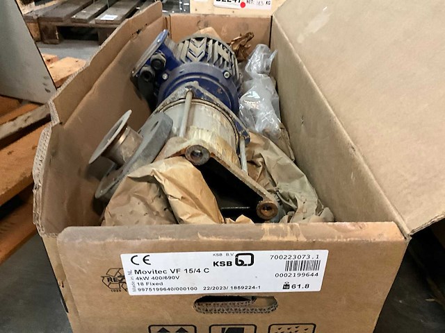 Ksb movitec vf 15/4 c verticale meertrapscentrifugaalpomp - afbeelding 6 van  8