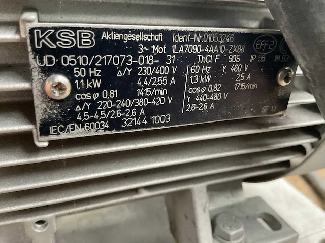 Ksb waterpomp - afbeelding 6 van  6