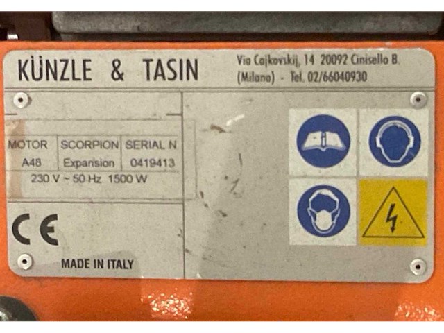 Kt kunzle & tasin scorpion parketschuurmachine - afbeelding 2 van  10