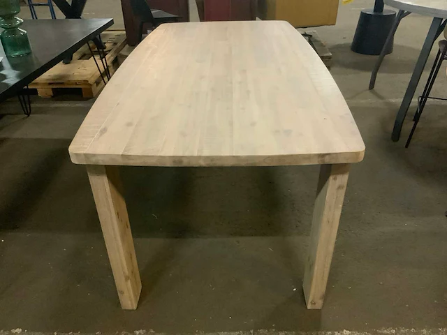 Kth ice grey acacia eetkamertafel - afbeelding 2 van  4