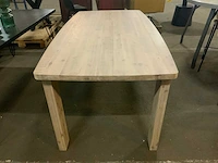 Kth ice grey acacia eetkamertafel - afbeelding 2 van  4