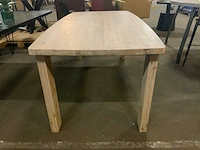 Kth ice grey acacia eetkamertafel - afbeelding 3 van  4