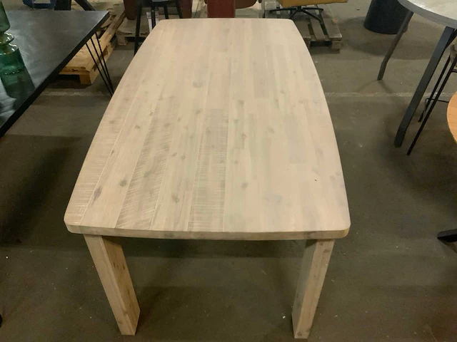 Kth ice grey acacia eetkamertafel - afbeelding 4 van  4