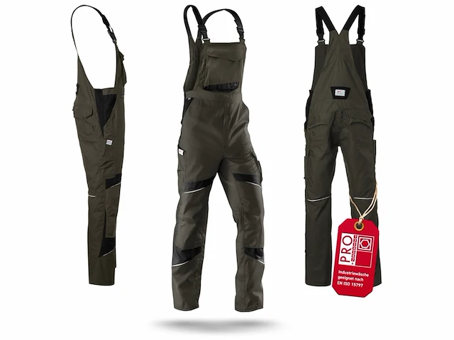 Kübler activiq tuinbroek 3250 olijf/zwart maat 52 - afbeelding 3 van  3