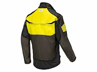 Kübler forest ultrashell jacket olijfgeel stretch & winddicht maat l - afbeelding 2 van  3