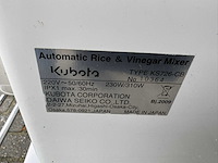 Kubota - automatic rice & vinegar mixer - sushi rice mixer - afbeelding 7 van  7