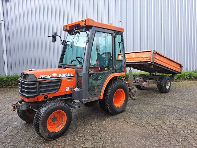 Kubota - b2410 - minitractor incl. aanhanger - afbeelding 1 van  17