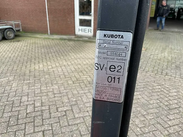 Kubota b2100 smalspoortractor - afbeelding 5 van  16