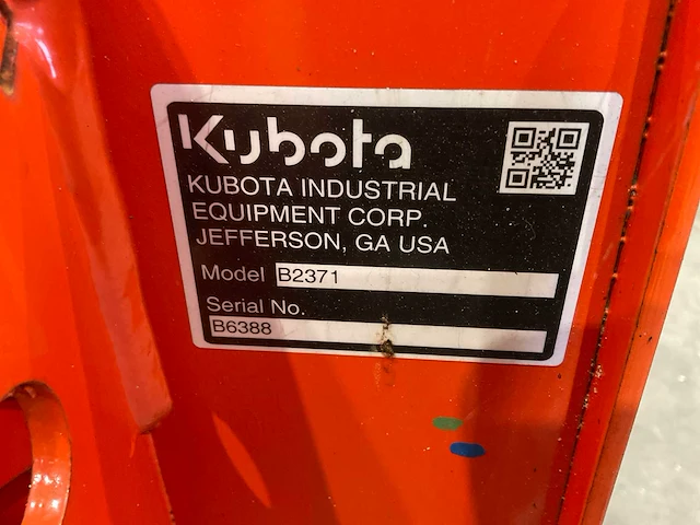 Kubota b2231 minitractor - afbeelding 14 van  20