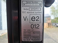 Kubota b4 minitractor met nimos aanhanger - afbeelding 9 van  17