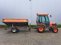 Kubota b4 minitractor met nimos aanhanger - afbeelding 13 van  17