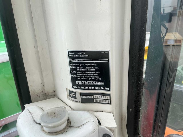 Kubota kx61-3 midigraafmachine (3702 h.!) - afbeelding 41 van  48