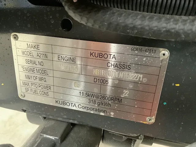 Kubota neostar a211n kubota neostar a211n tractor 4wd - afbeelding 17 van  18