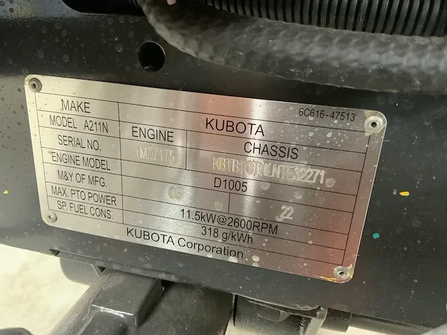 Kubota neostar a211n kubota neostar a211n tractor 4wd - afbeelding 17 van  18