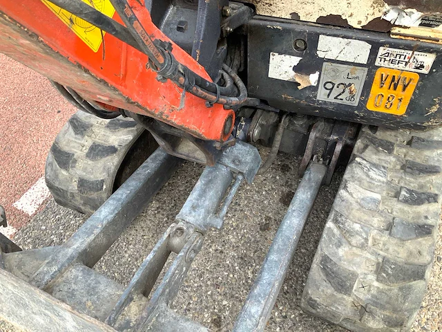 Kubota u17.3a minigraafmachine - afbeelding 15 van  30