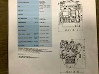Kubota wg972-g-ef01 3 cilinder motorblok - afbeelding 21 van  26
