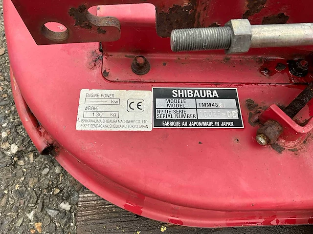 Kubota/shibauro maaidek t.b.v. minitractor - afbeelding 7 van  7