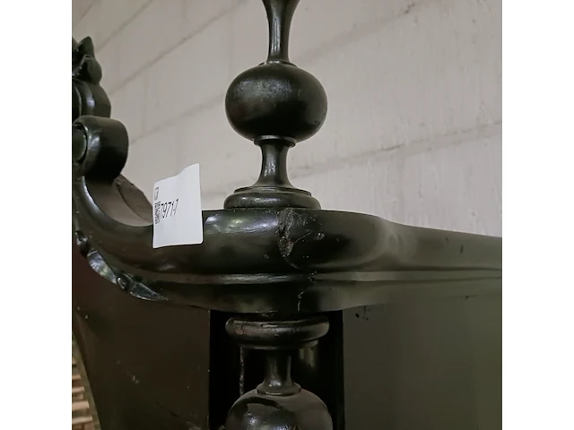 Kuifkast met spiegel, zwart - afbeelding 7 van  18