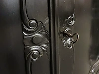 Kuifkast met spiegel, zwart - afbeelding 16 van  18