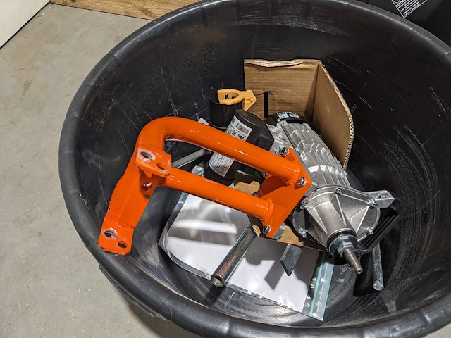 Kuipmixer, battipav, 50 super, oranje/zwart, 2024 - afbeelding 3 van  9