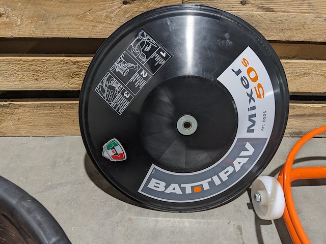 Kuipmixer, battipav, 50 super, oranje/zwart, 2024 - afbeelding 6 van  9