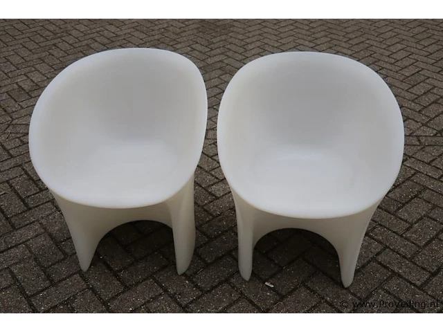 Kuipstoelen, kunststof - 2 stuks - afbeelding 1 van  4