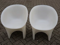 Kuipstoelen, kunststof - 2 stuks - afbeelding 1 van  4