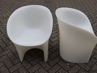 Kuipstoelen, kunststof - 2 stuks - afbeelding 2 van  4