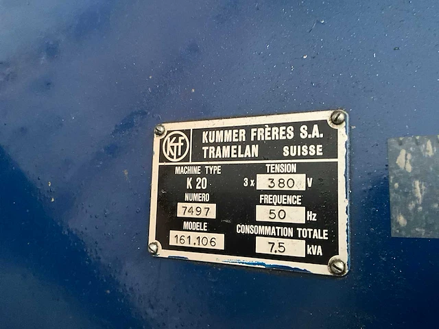Kummer k20 draaibank met twee assen - afbeelding 2 van  11